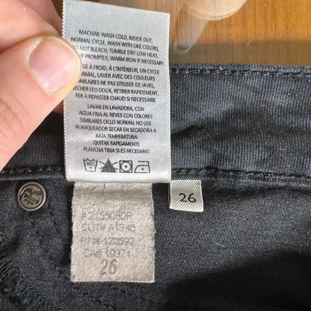 Rich & Skinny Houndstooth Skinny Jean Size 26 EUC
